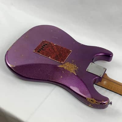LsL Instruments Saticoy 22 Classic S Purple Sparkle Heavy Age Relic HSS - Brand New with case image 16