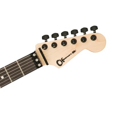 Charvel Jim Root Signature Pro-Mod San Dimas Style 1 HH FR E Ebony Satin White image 5