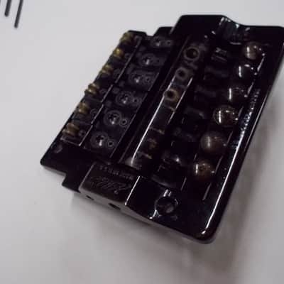Vintage 80's Kahler USA 2300 Professional Black flat mount tremolo bridge image 7