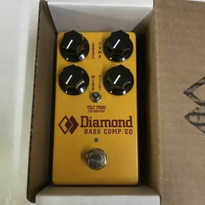 Diamond Bass Comp/EQ Optical Compressor and Tilt EQ Pedal w/ Original box & paperwork image 2