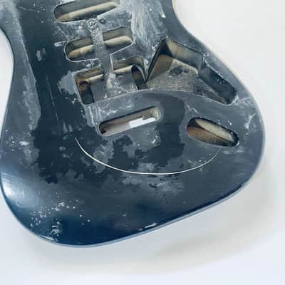Black SSH Basswood Guitar Strat Style Body image 10