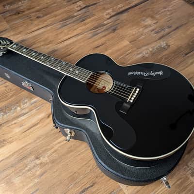 1994 Gibson J-185 Harley Davidson Limited Edition Jumbo Acoustic Guitar #724 EXCELLENT W/OHSC image 8