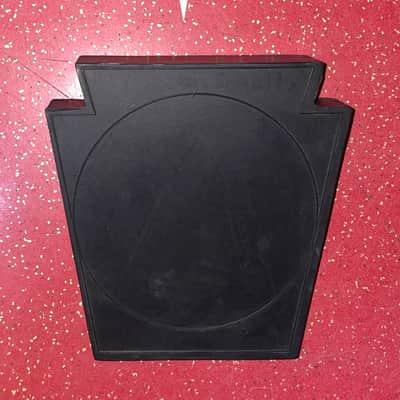 Vintage 1950's WFL Ludwig Porto Practice Drum Pad - Black image 2