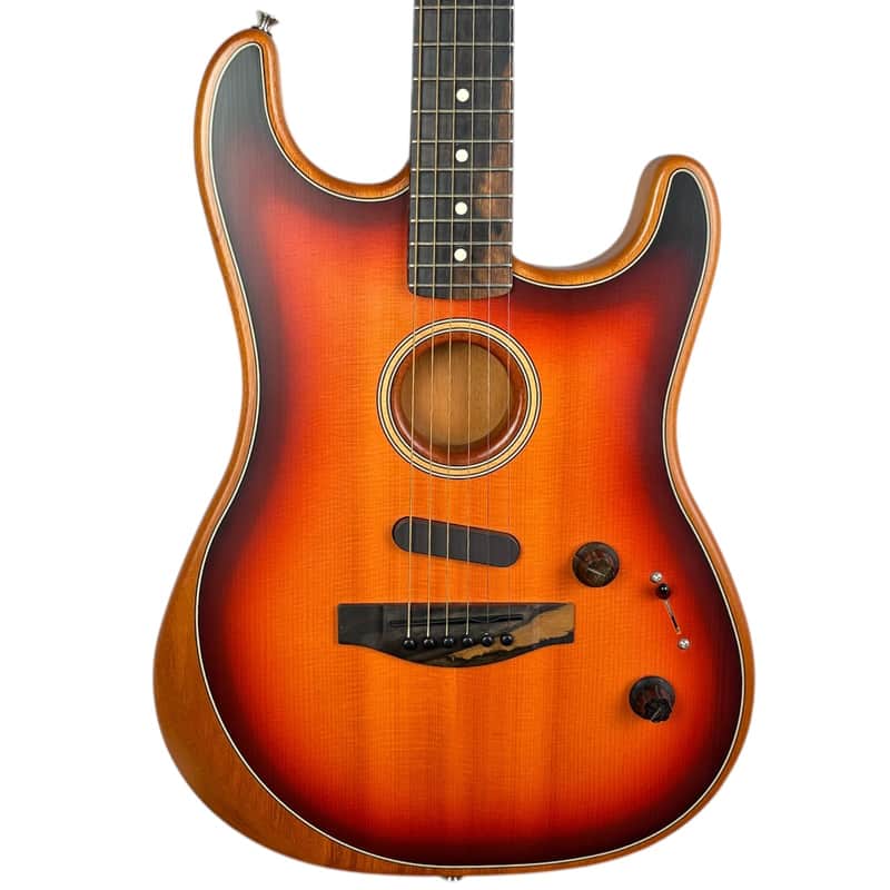 Fender American Acoustasonic Stratocaster 2020 - Sunburst image 1