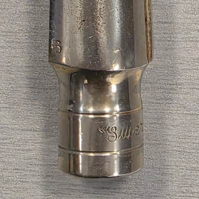 Vtg. Otto Link Florida no USA 6 "Super" TONE MASTER tenor saxophone mouthpiece image 4