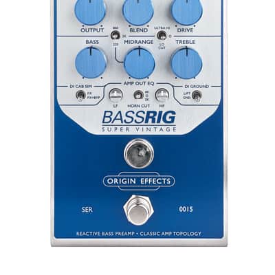 Origin Effects BASSRIG Super Vintage Bass Preamp Pedal image 1