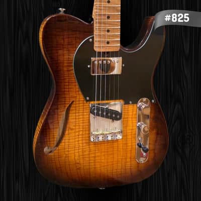 CP Thornton Thinline Classic II-European Fiddleback Ash-Tobacco Burst (Authorized Dealer) image 11