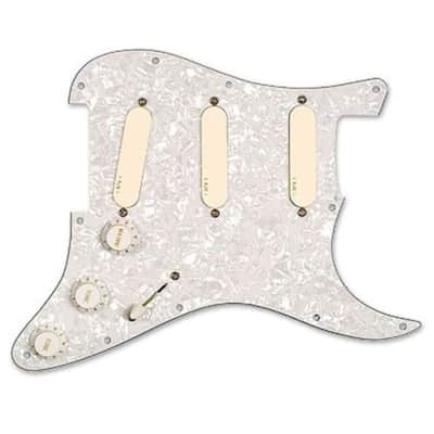 EMG DG20 David Gilmour Active Pickup Guitar Pickguard Set, Ivory - White Pear... image 2