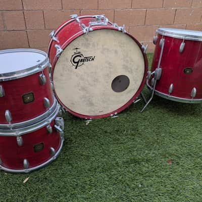 Gretsch 1979-early 80's era USA Custom Shells 24/18/14/13 - Red Wine image 2