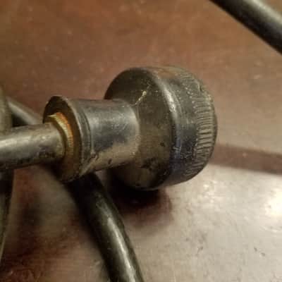 Belden Original Vintage Bell & Howell Projector Round Twist-Lock Bakelite Electric Power Cord Cable 1940s - 1950s - Black image 8