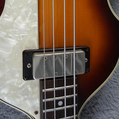 Greco Violin Bass - Sunburst Japan 4-String Bass image 10