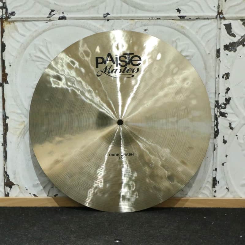 Paiste Masters Dark Crash Cymbal 16in (950g) image 1