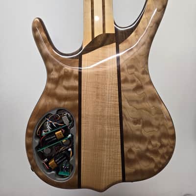 Ken Smith BSR 5 String Bass Quilt 2024 image 6