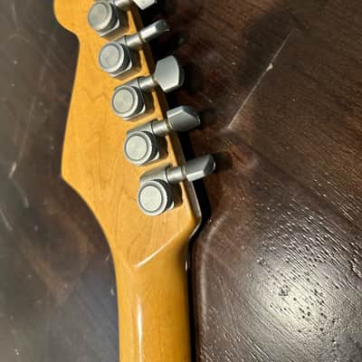 LACE Fender American Strat Plus Deluxe Electric Guitar Sunburst - Vintage 1989 image 12