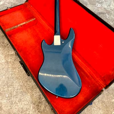 Guyatone Sharp 5 1970 - Electric blue sparkle original vintage MIJ Japan bizarre LG-350t MOT image 10