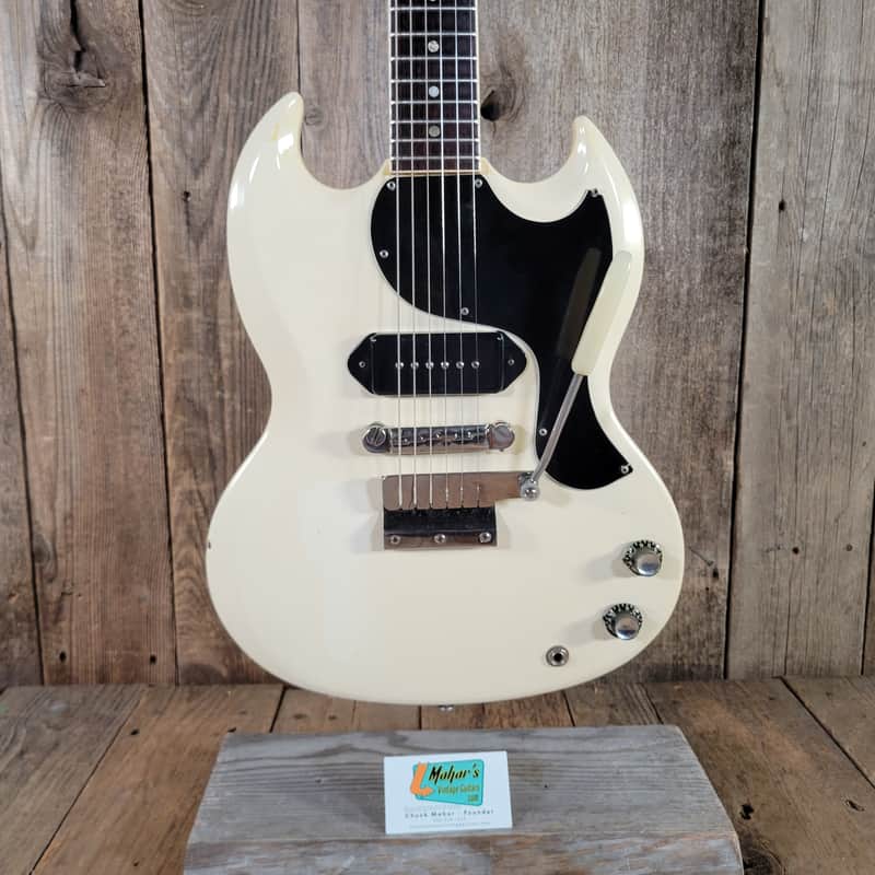 Gibson SG Junior 1965 519 Made in 1965 w/ Original Case Excellent - Polaris White image 1