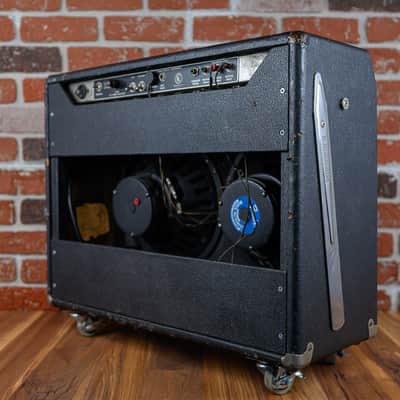 Fender Twin Reverb 2-Channel 85-Watt 2x12" Guitar Combo 1967 Black Panel image 7