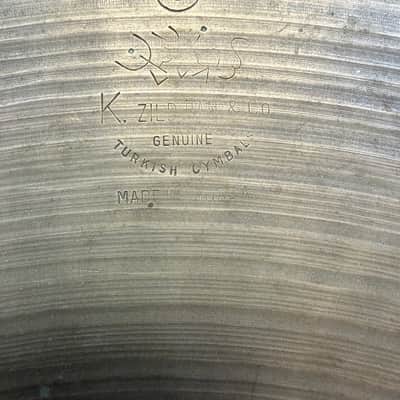 Zildjian Canadian K crash ride cymbal 1527 grams K C - H image 2