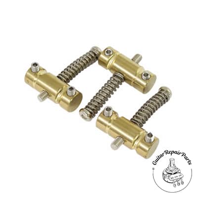 Gotoh In-Tune Compensated Saddle Set For Telecaster - Brass