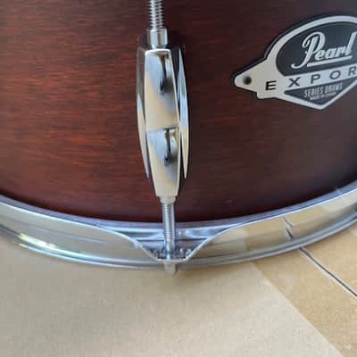 Pearl 14"x5.5 Export Snare Drum - Satin Brown image 5