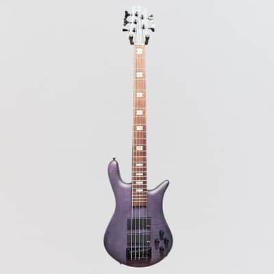 Spector Euro 5 LX 5 String Neck Through Electric Bass Guitar - Nightshade Matte image 11