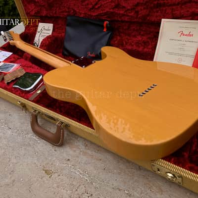 ♚RARE♚CLEAN♚2019 FENDER American '50's Original TELECASTER♚LEFT HANDED♚7.3 LBS !♚ FAT NECK LEFTY ! image 15