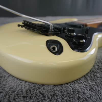 1985 ESP Japan Custom Craft House Super Strat Rare Early Pre-LTD Birdseye Maple Floyd Rose White image 5