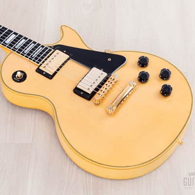1990 Gibson Les Paul Custom Limited Colours Edition Transparent White 1 of 200 w/ Case image 10
