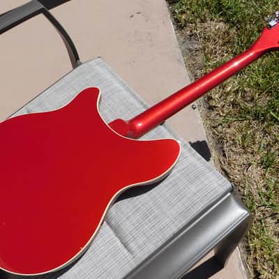 Rickenbacker 370/12 Semi-Hollow 12 String Electric Guitar Ruby Red 1985 image 11