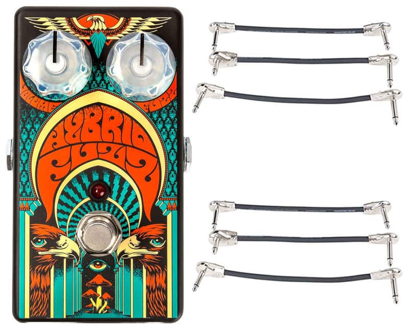 MXR CSP041 Hybrid Fuzz Face Pedal + 2x Gator Patch Cable 3 Pack image 1