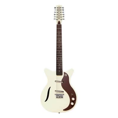 Danelectro '59 Vintage 12-String Semi Hollow Electric Guitar-Red Metallic *USA Small Business* image 4