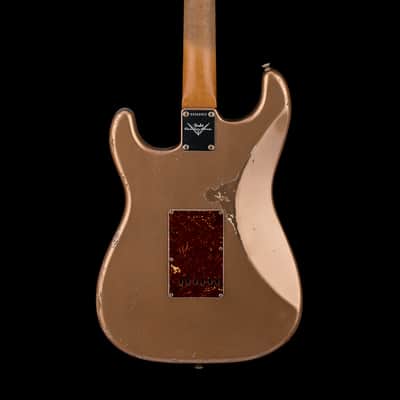 Mint Fender Custom Shop Austin Macnutt Masterbuilt Empire 67 Stratocaster Relic - Firemist Gold #65952 image 4
