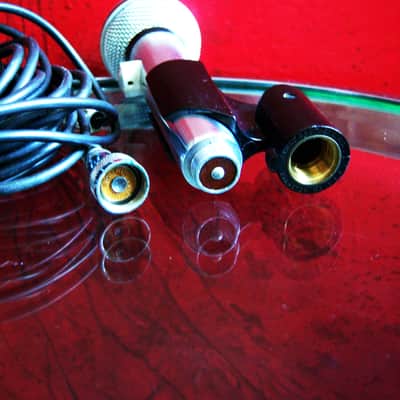 Vintage RARE 1970's Shure PE585SV / 585SAV / 585SA dynamic cardioid microphone Hi Z harp mic w accessories James Cotton image 17