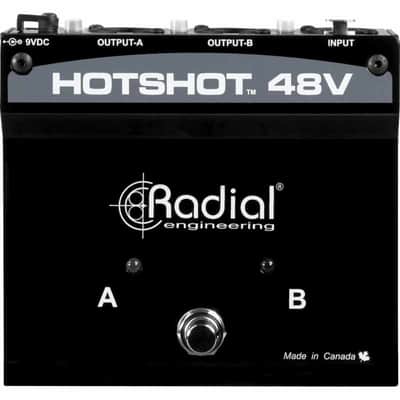 RADIAL ENGINEERING HOTSHOT-48V Sélecteurs - Bascule pour microphone statique image 1