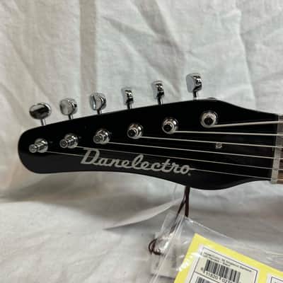 Danelectro Left-Handed Lefty '56 Singlecut Baritone Guitar - Black image 7