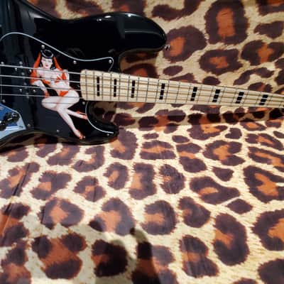 fender getty lee jazzbass 2018 gloss black image 1