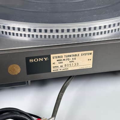 Sony PS-X6 Direct Drive Turntable Record Player Hi-End Audiophile image 11