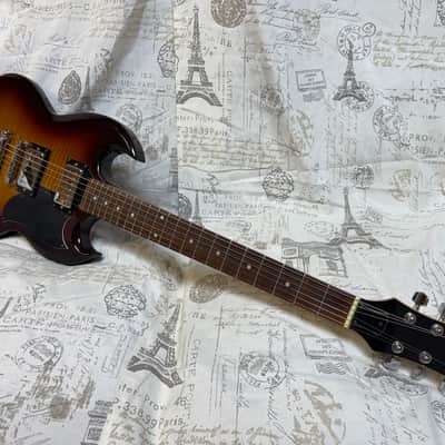 1990’s Samick SG-21 F Flame Maple Top Vintage Sunburst Finish RARE! image 11