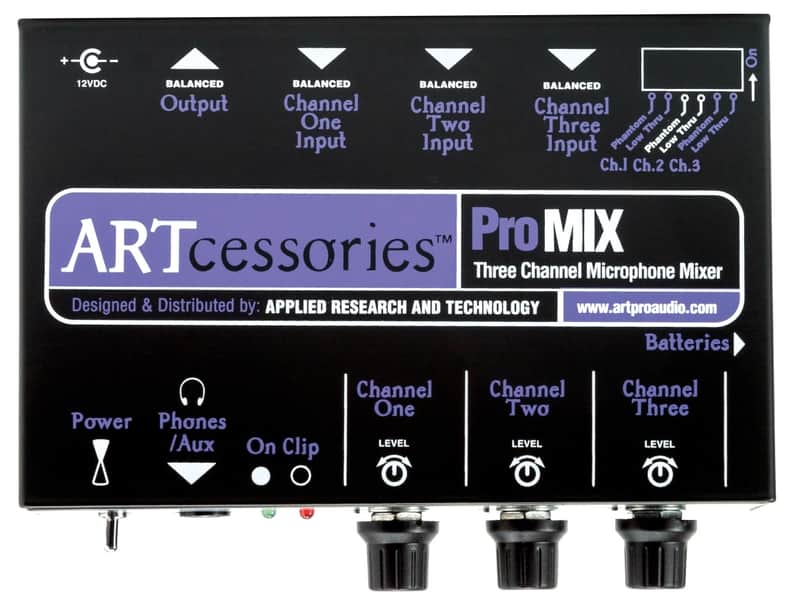 ART ProMix | 3-Channel Microphone Mixer. New with Full Warranty! image 1
