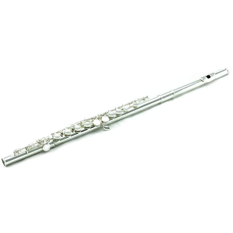 Brand New C Foot 16 HOLE Silver Plated Flute w Hard Case+Soft Bag image 1
