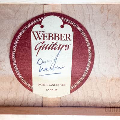 1994 Webber OM-C Cutaway Acoustic Guitar, Spruce & Figured Maple, Near-Mint w/ Case image 6