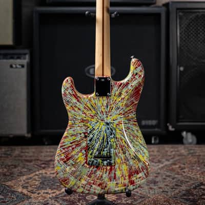 2003 Fender Special Edition Splatter Stratocaster Electric Guitar - Dakota Red with Gig Bag - Used image 7