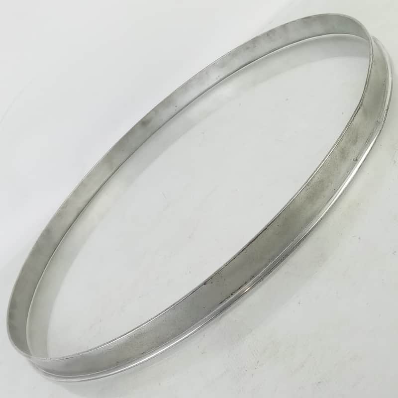 Ludwig 13"Single-Flange Batter Rim/Hoop Rack Tom Drum Nickel-Brass Leedy NOB40s image 1
