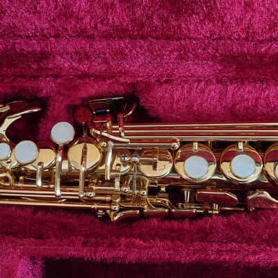 Yamaha YSS-475 Soprano Saxophone 1990s - Gold Lacquer image 3