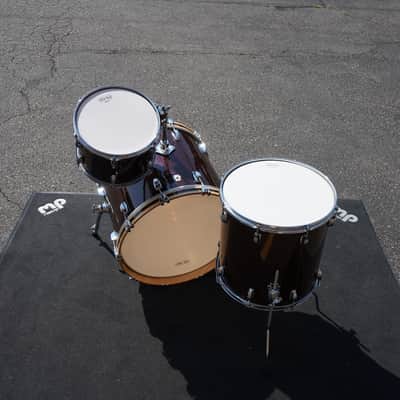 Ludwig USA Classic Maple 3pc Shell Pack - Burgundy Sparkle Wrap | 12", 16", 22" LUDWIG -USA Showroom Shell Pack! image 8