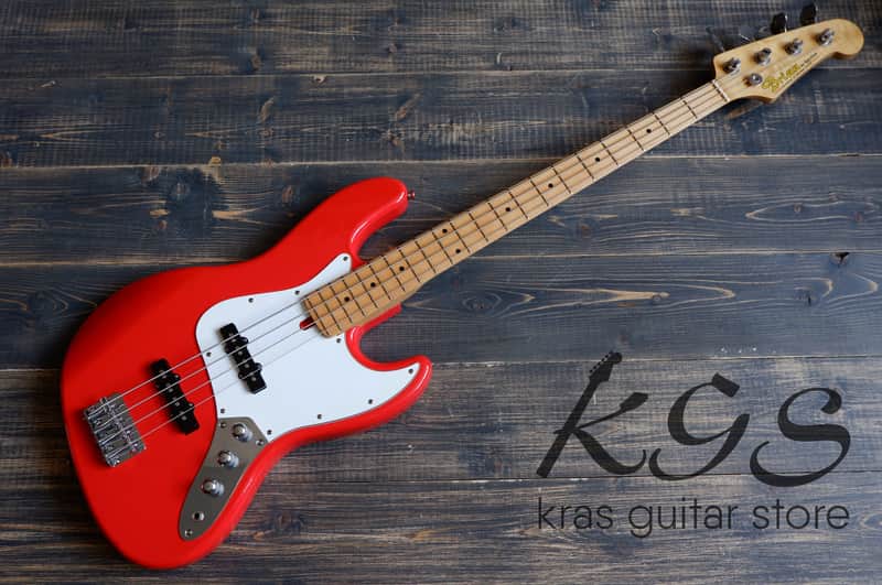 Brian by Bacchus BJB-380 Jazz Bass 1997-2000 Red image 1