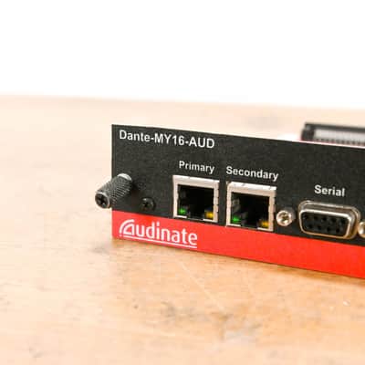 Audinate Dante-MY16-AUD 16-Channel Dante Network I/O Card | Reverb