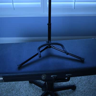 Kramer Ripley 1985 Black with Hard Case, cables and adapters, stand, extra stuff image 14