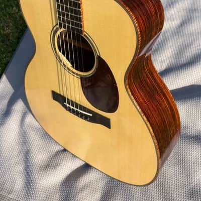 Santa Cruz OM Moon Spruce / Cocobolo “Luna” Custom 2015–Rare SCGC image 1