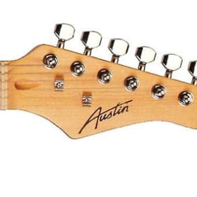 Austin AST100CR Classic Double Cutaway Electric Guitar – Cream – Brand New image 10